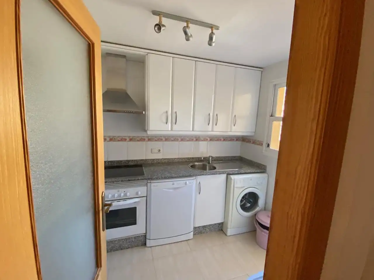 Kitchen of Flat for rent in Vera  with Air Conditioner, Terrace and Furnished