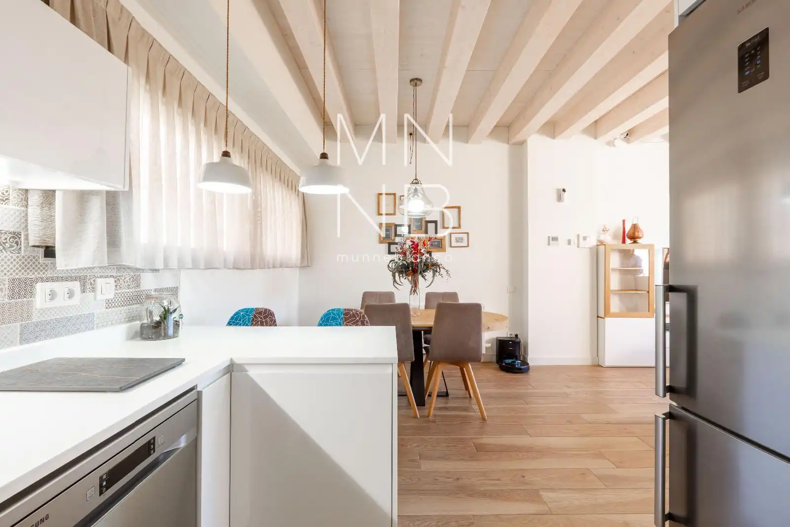 Kitchen of Detached homes for sale in Mataró  with Air Conditioner, Heating and Furnished