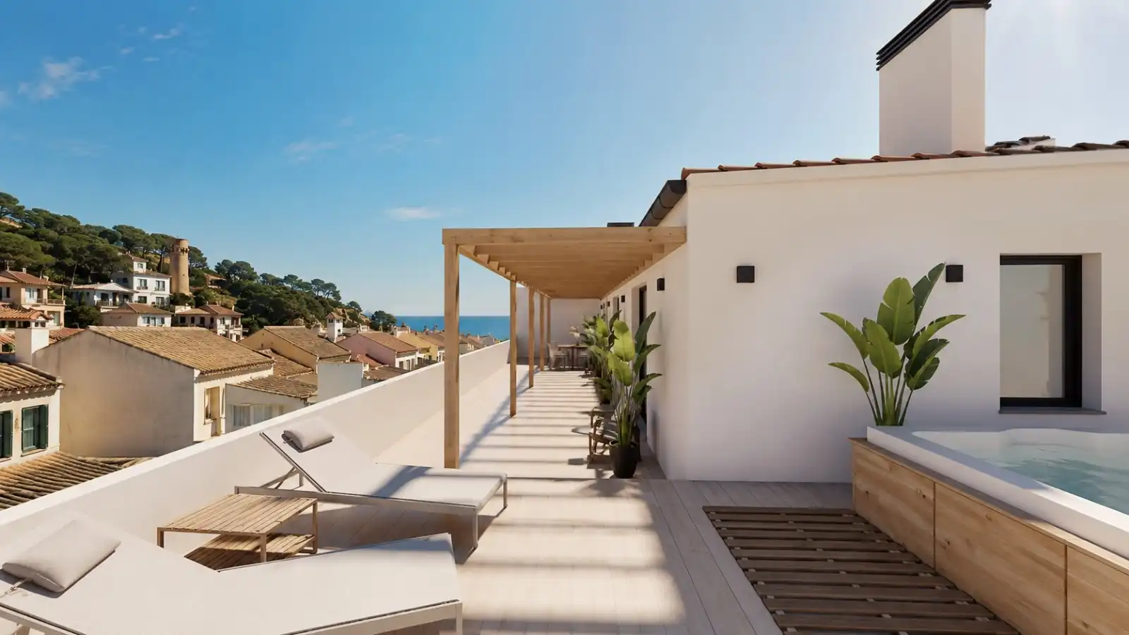 Terrassa de Apartament en venda en Palafrugell