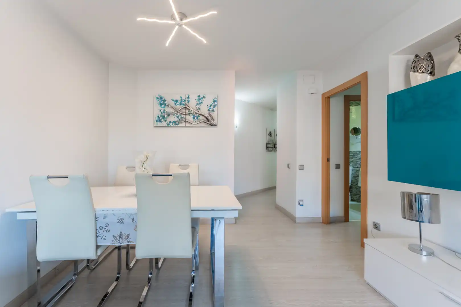 Dining room of Flat for sale in Mollet del Vallès  with Air Conditioner and Balcony