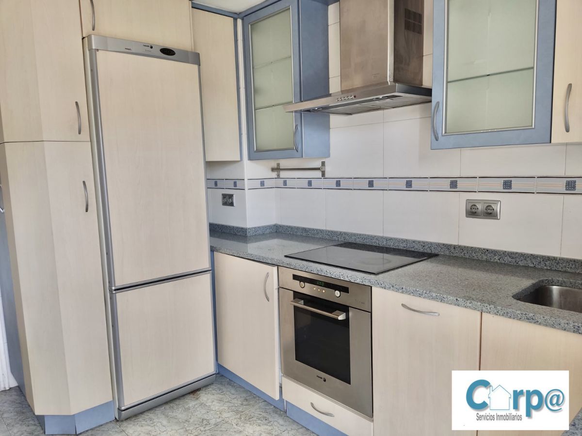 Cocina de Piso de alquiler en Villatuerta con Calefacción, Parquet y Amueblado