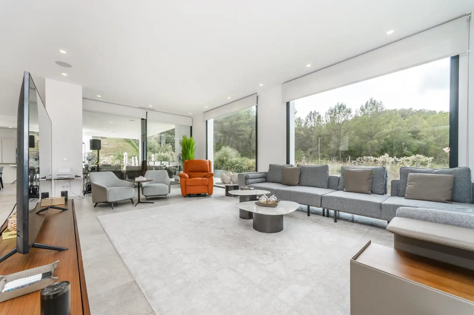 Sala d'estar de Casa o xalet en venda en  Palma de Mallorca amb Aire condicionat, Calefacció i Jardí privat