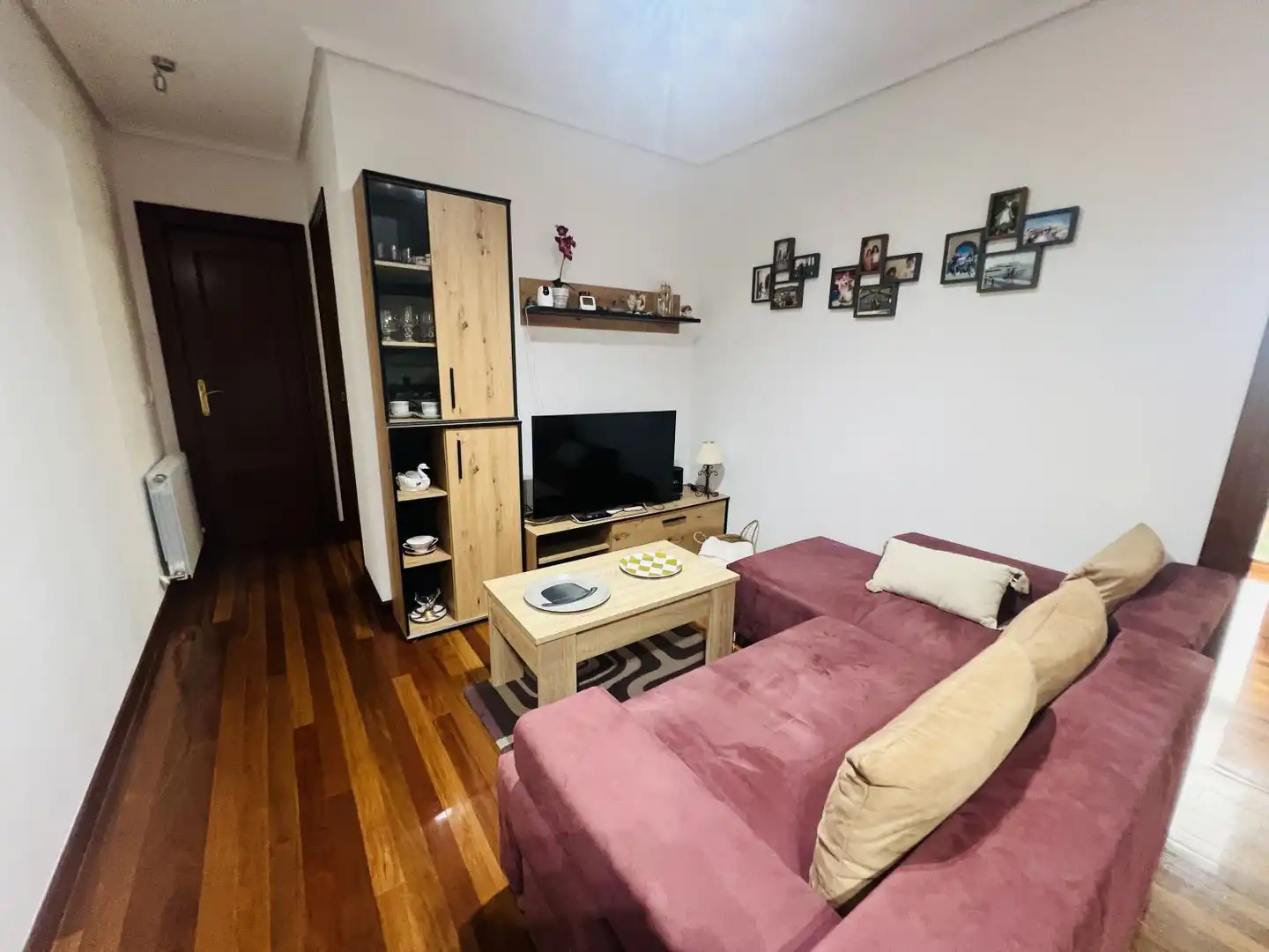 Living room of Flat for sale in Voto  with Heating, Parquet flooring and Furnished