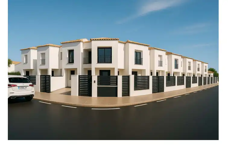 Vista exterior de Casa adosada en venta en La Oliva