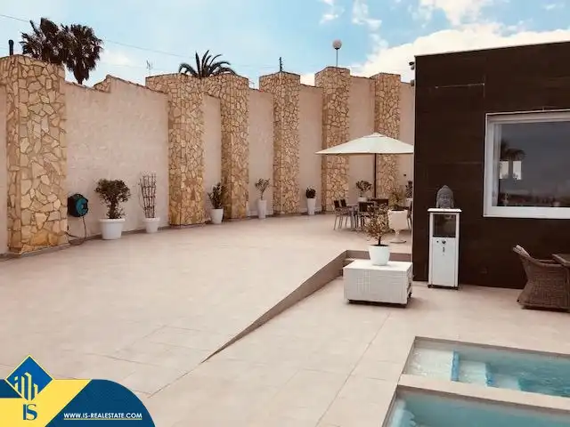 Terrassa de Casa o xalet en venda en Rojales amb Jardí privat, Terrassa i Piscina