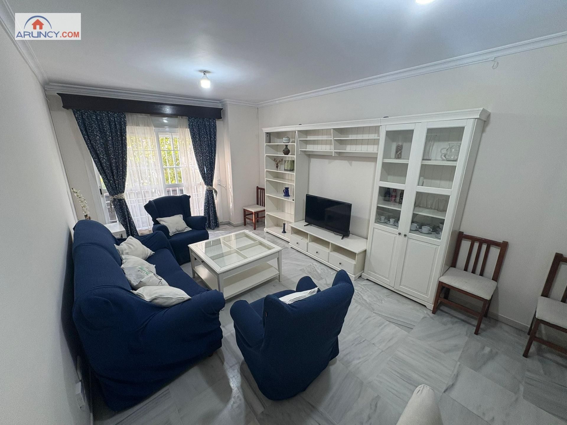 Sala de estar de Piso de alquiler en  Sevilla Capital con Aire acondicionado