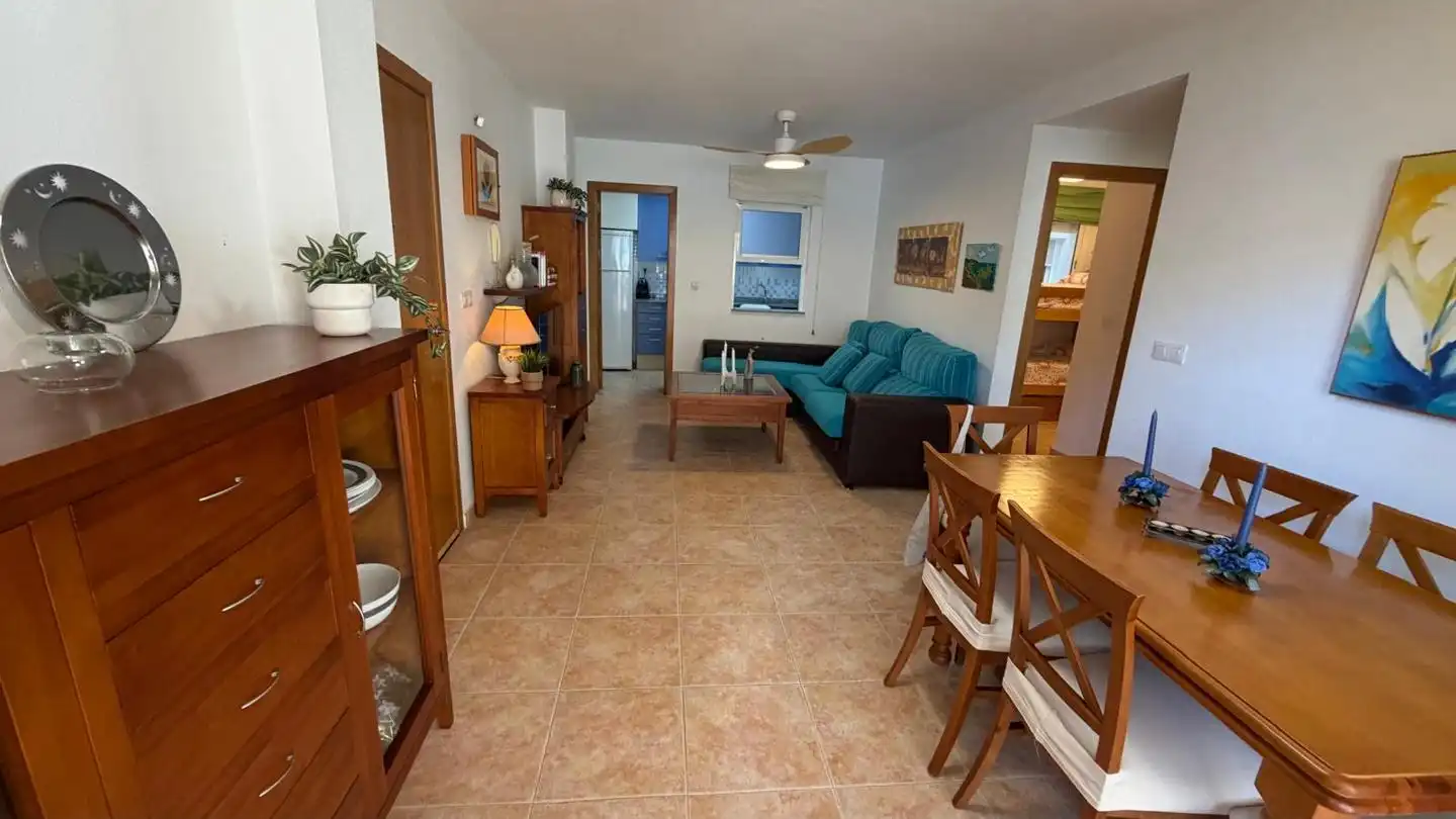 Sala de estar de Apartamento en venta en La Manga del Mar Menor con Aire acondicionado, Terraza y Trastero