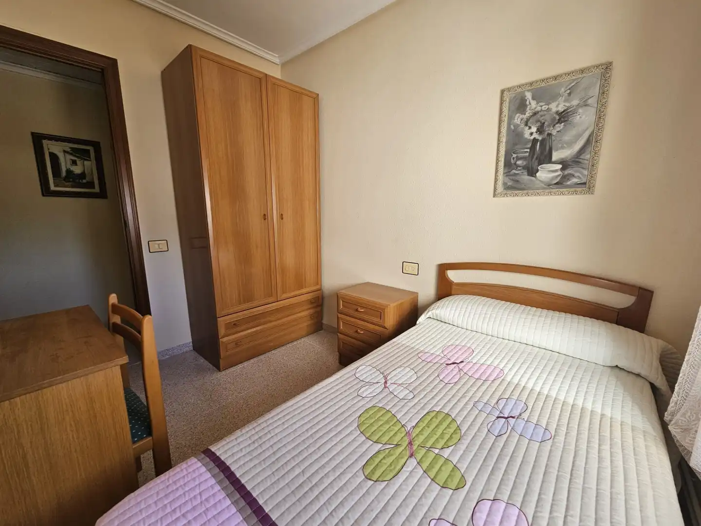 Schlafzimmer von Wohnung zum Verkauf in Castellón de la Plana / Castelló de la Plana mit Heizung, Möbliert und Ofen
