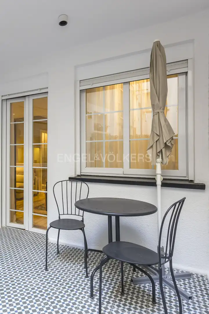 Balcony of Flat for rent in Madrid  with Air Conditioner, Heating and Terrace