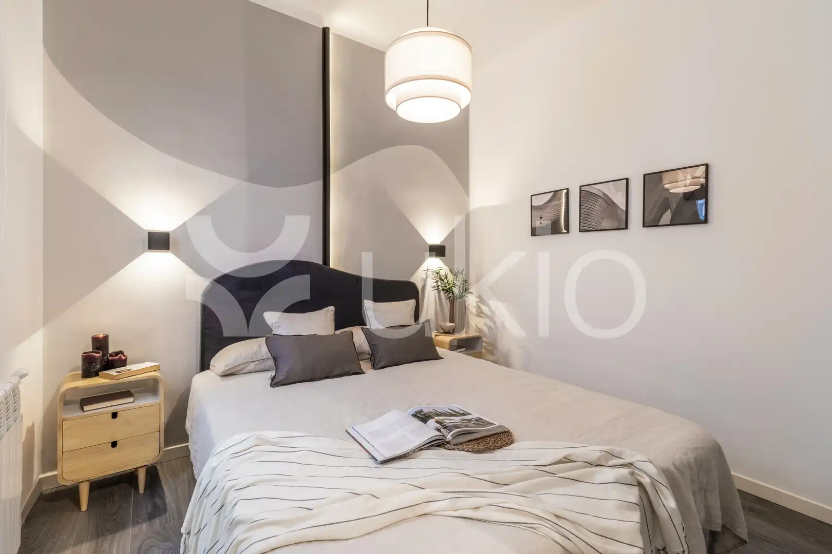 Habitación de Apartamento de alquiler en Madrid con Aire acondicionado, Calefacción y Amueblado