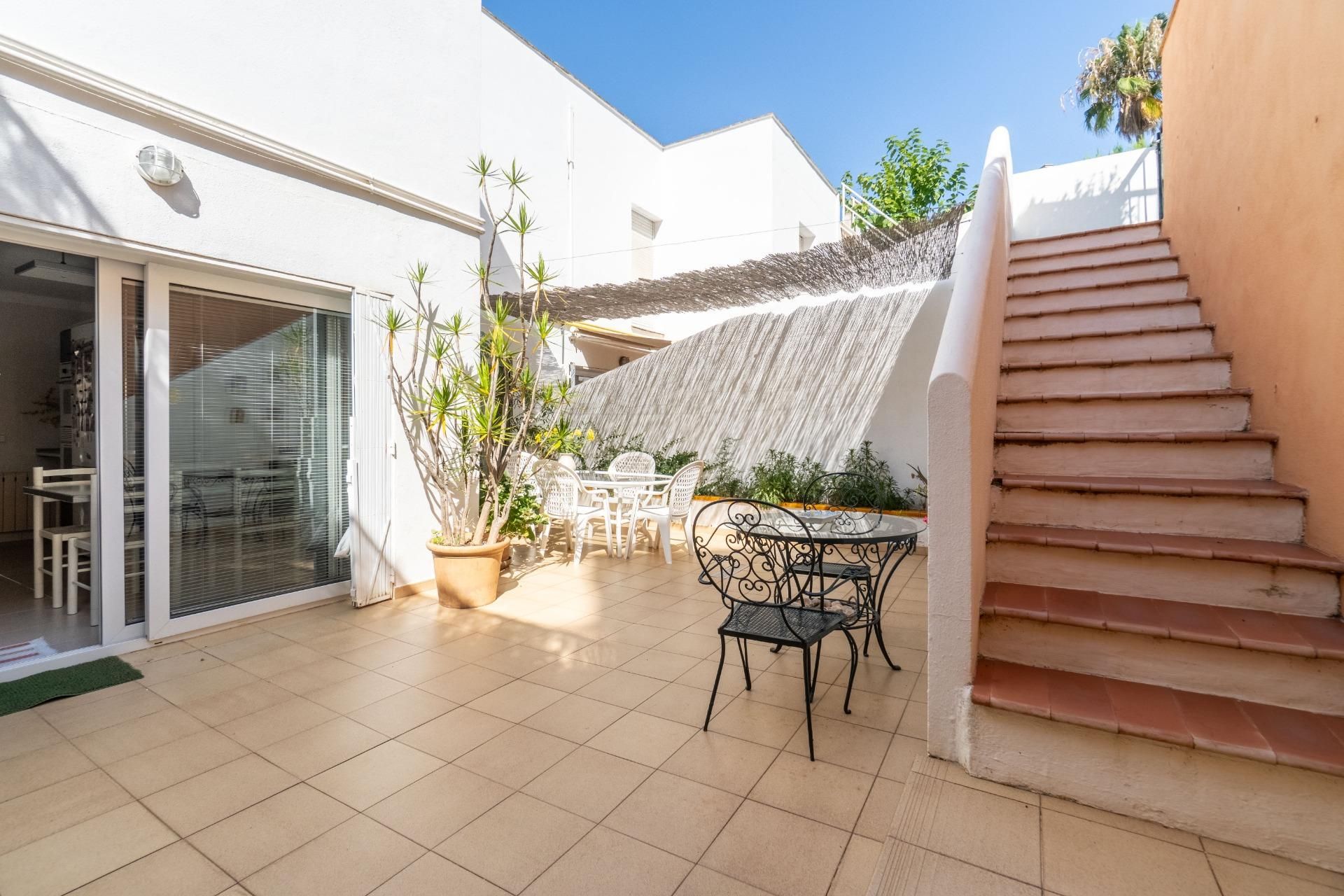 Terrassa de Casa adosada en venda en  Palma de Mallorca amb Calefacció, Jardí privat i Terrassa