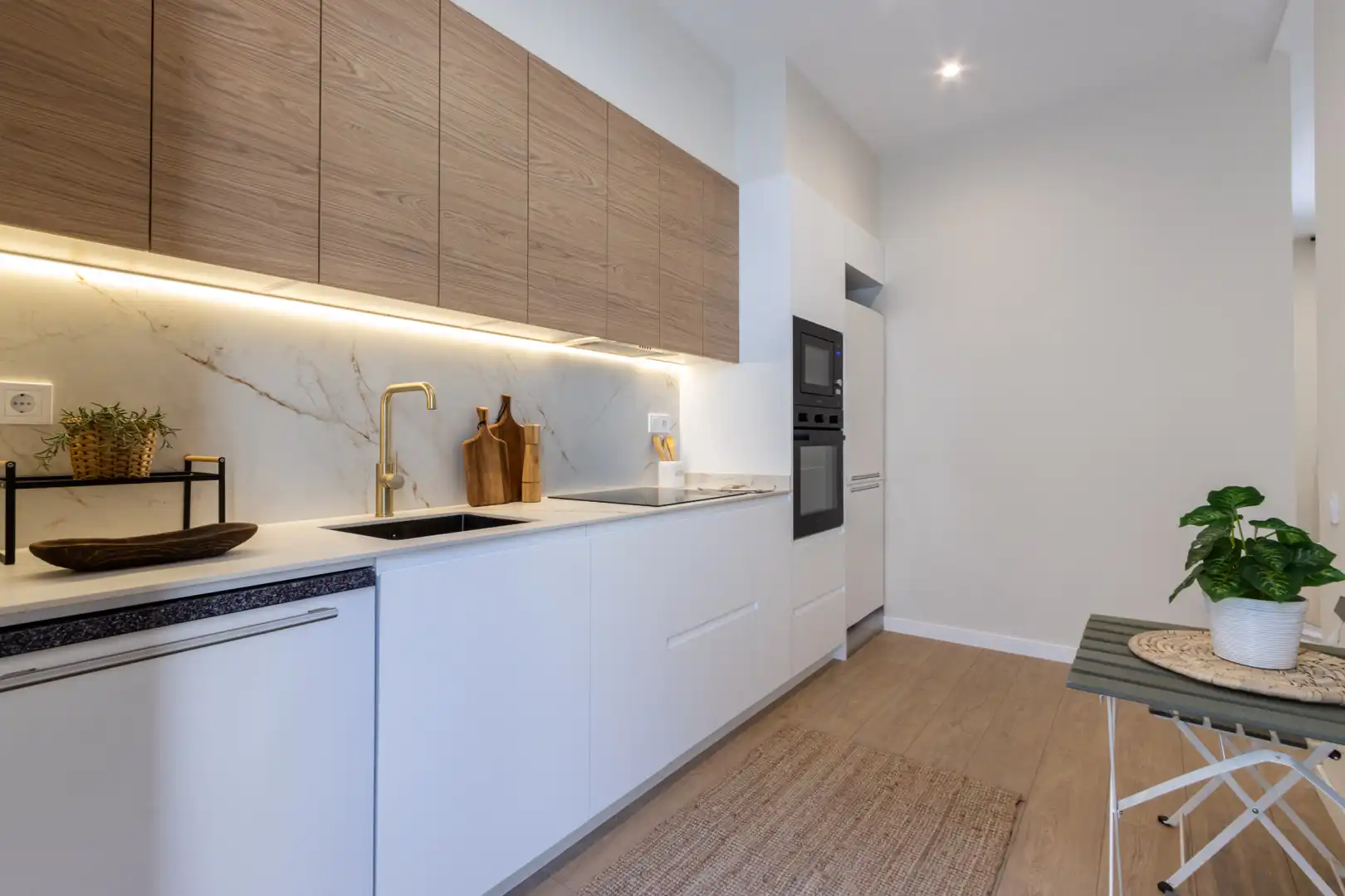 Küche von Wohnung zum Verkauf in Terrassa mit Klimaanlage, Heizung und Terrasse
