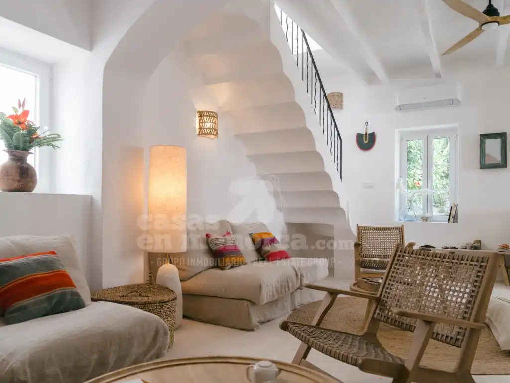 Sala de estar de Casa o chalet en venta en Es Castell con Aire acondicionado, Calefacción y Jardín privado