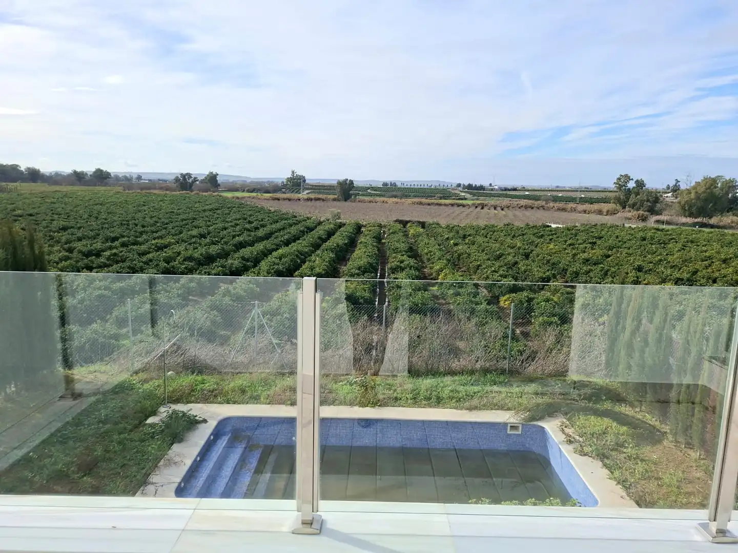 Piscina de Casa o chalet en venta en Alcalá del Río con Calefacción, Jardín privado y Terraza