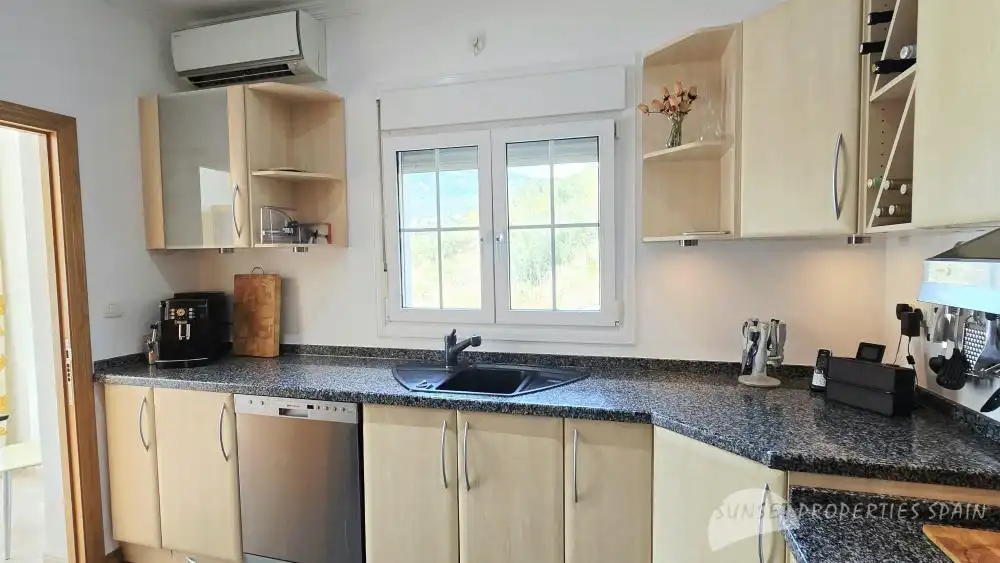 Kitchen of Houses for sale in Cómpeta  with Air Conditioner, Private garden and Swimming Pool