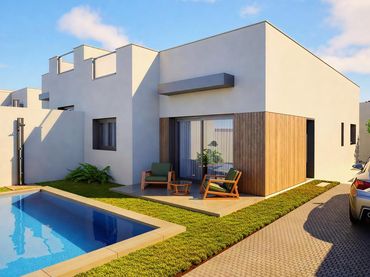 Casa con piscina en venta en Mazarrón Casco Urbano