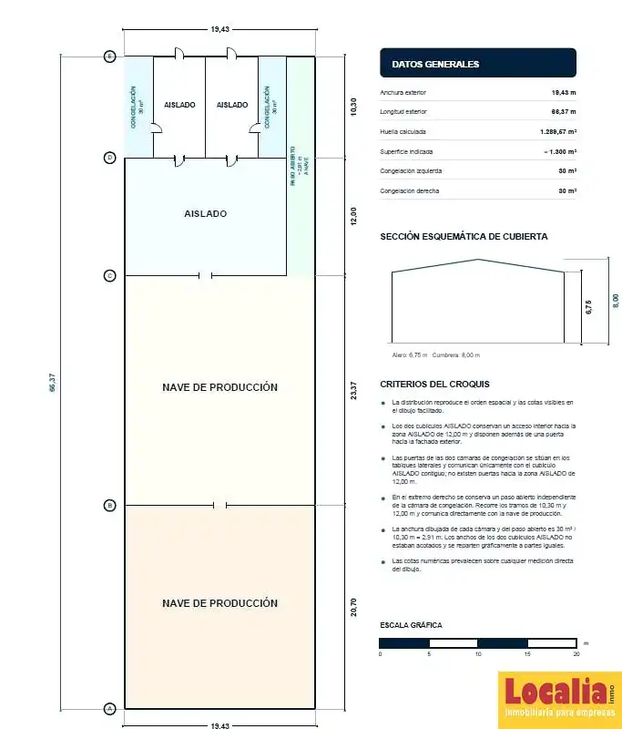 Nave industrial en venta en Cartes