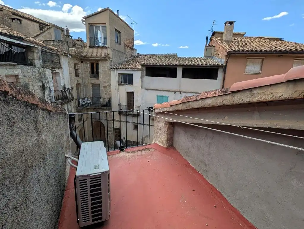 Terrassa de Casa o xalet en venda en Lledó amb Aire condicionat, Parquet i Terrassa