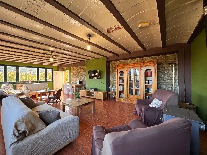 Living room of Country homes for sale in Cistella  with Heating, Private garden and Terrace