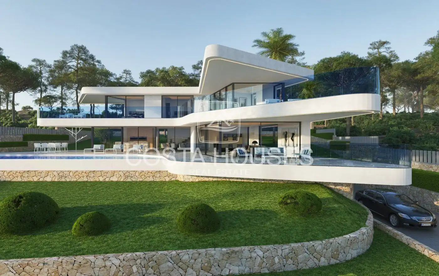 Exterior view of Houses for sale in Jávea / Xàbia  with Air Conditioner, Private garden and Terrace