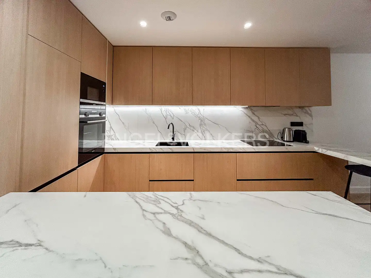 Kitchen of Flat for rent in Barcelona  with Air Conditioner, Heating and Parquet flooring