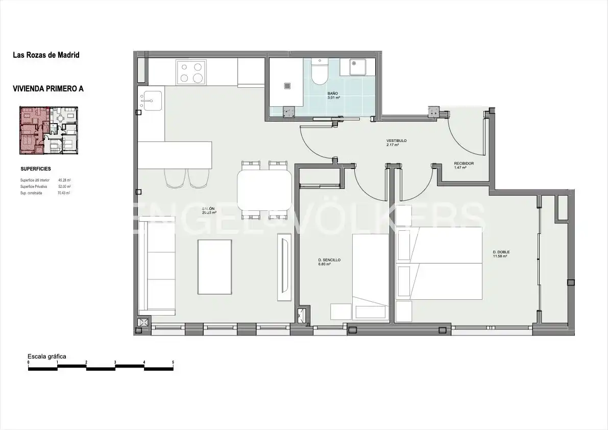 Piso en venta en Las Rozas de Madrid con Aire acondicionado, Calefacción y Trastero