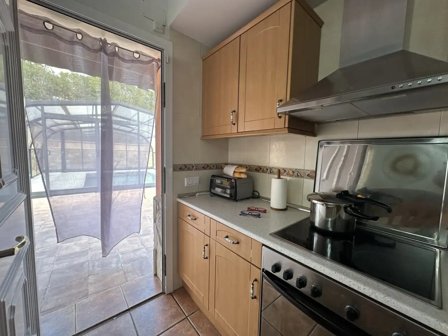 Cocina de Casa o chalet en venta en Almonacid de la Sierra con Aire acondicionado, Calefacción y Terraza