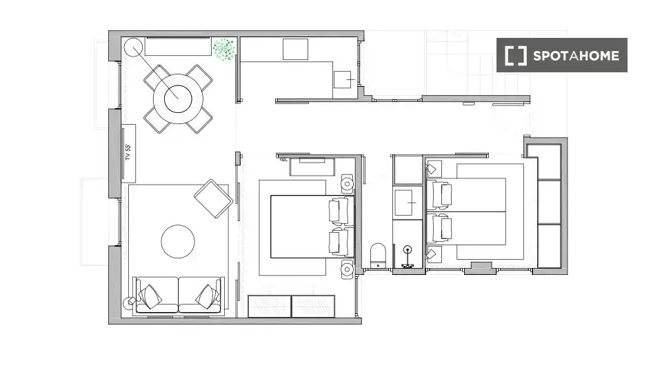 Habitación en Sant Gervasi- Galvany