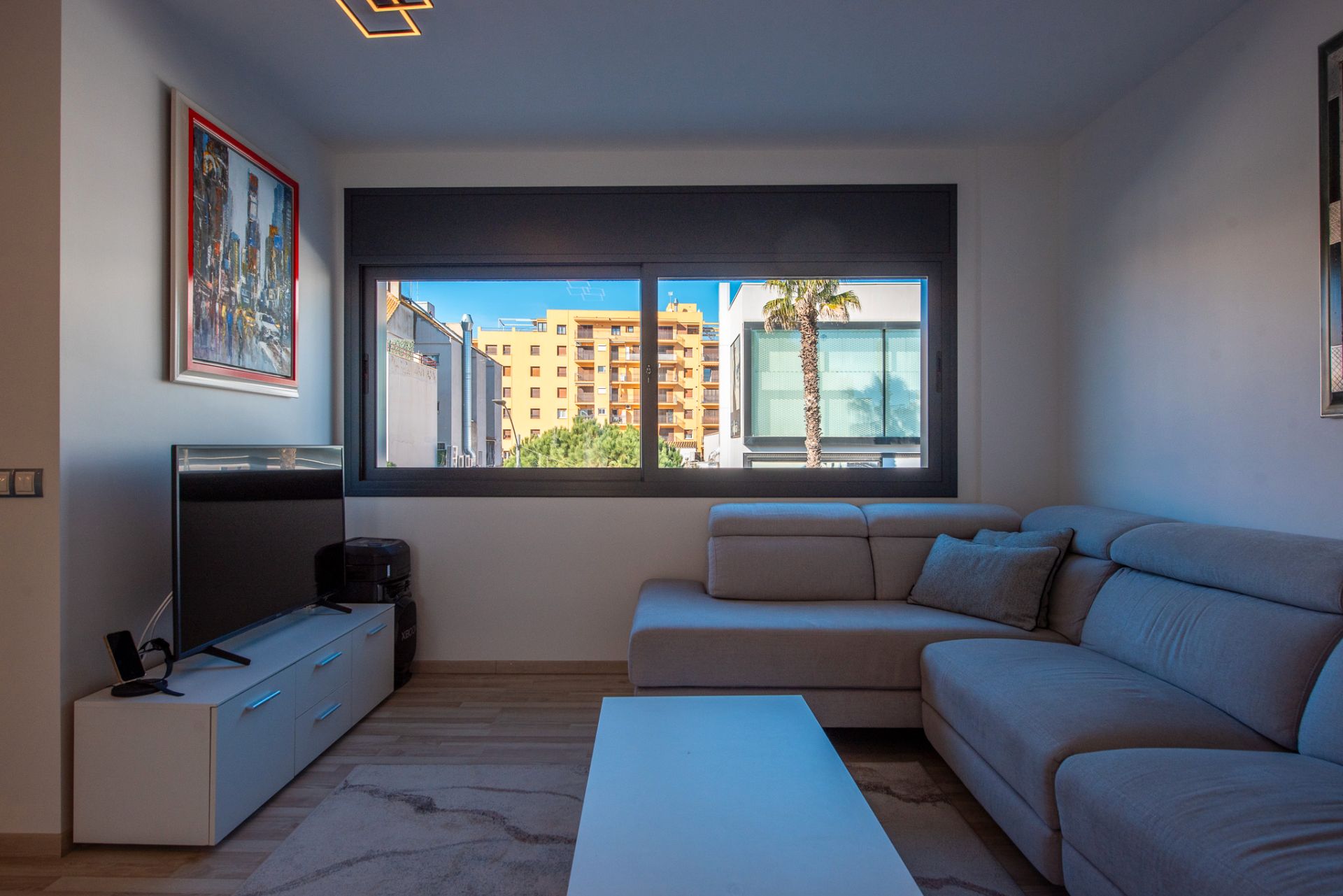 Living room of Flat for sale in Castell d'Aro, Platja d'Aro i s'Agaró  with Air Conditioner, Heating and Private garden