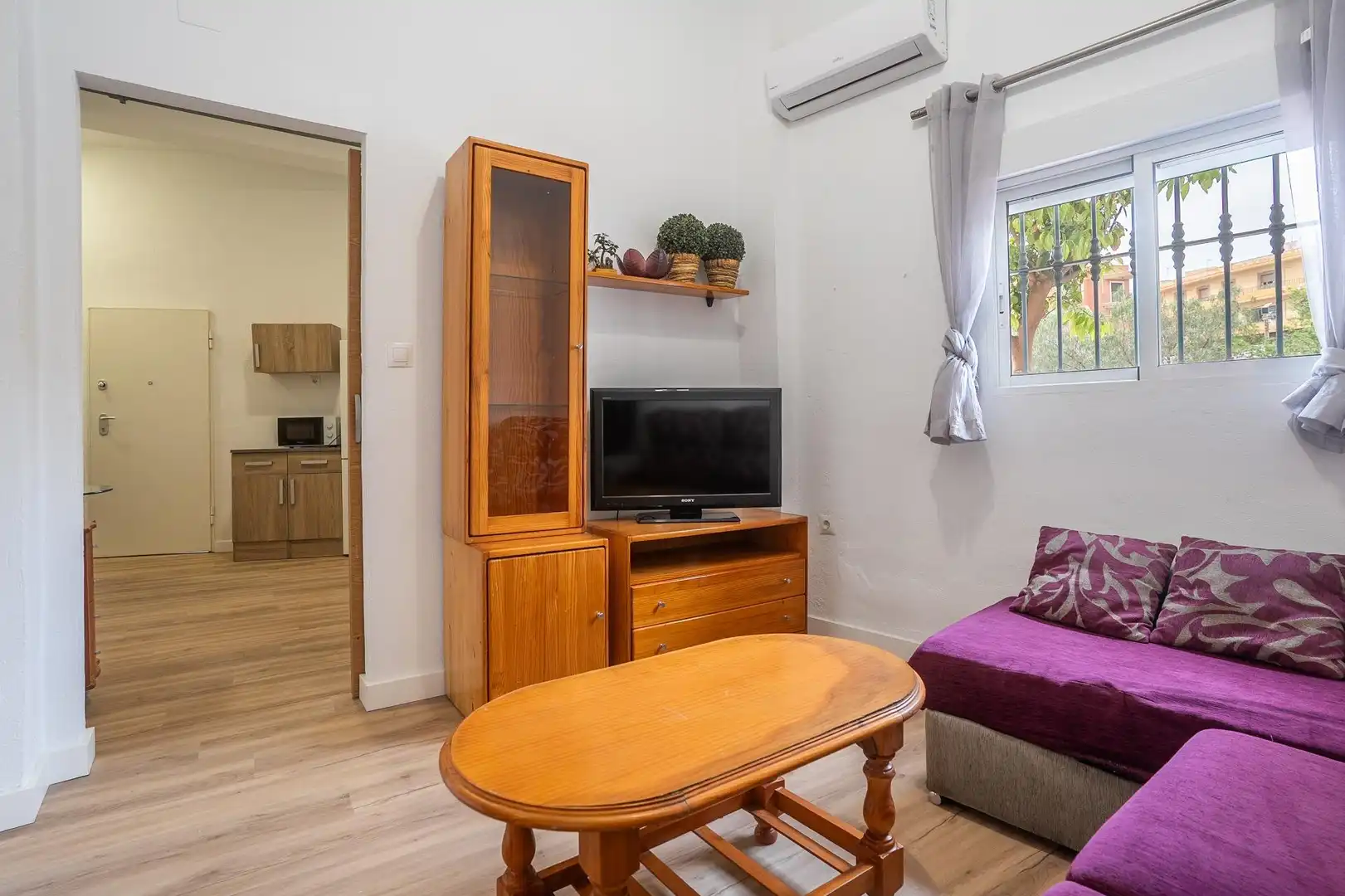 Sala d'estar de Planta baixa en venda en Huércal de Almería amb Aire condicionat i Moblat