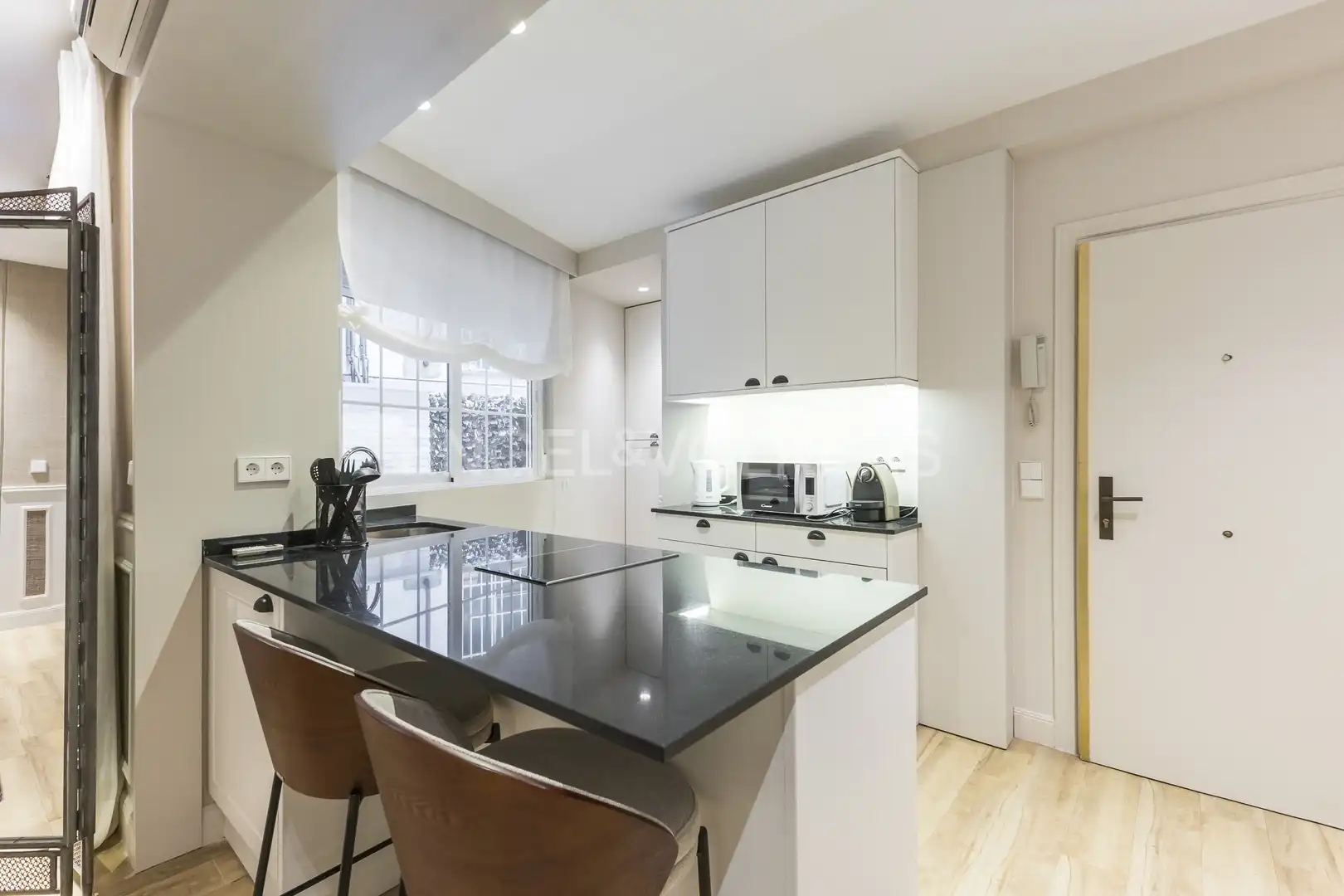 Cocina de Piso de alquiler en  Madrid Capital con Aire acondicionado, Calefacción y Terraza