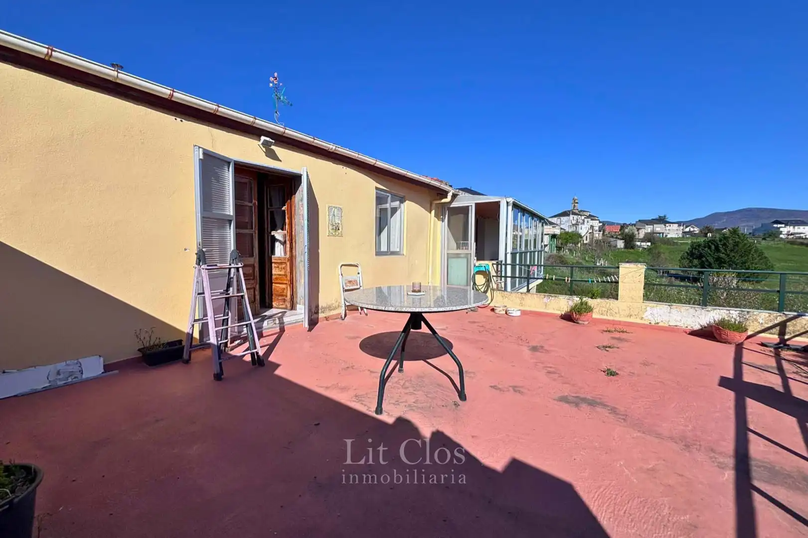 Vista exterior de Casa o chalet en venta en Larouco con Calefacción, Jardín privado y Terraza