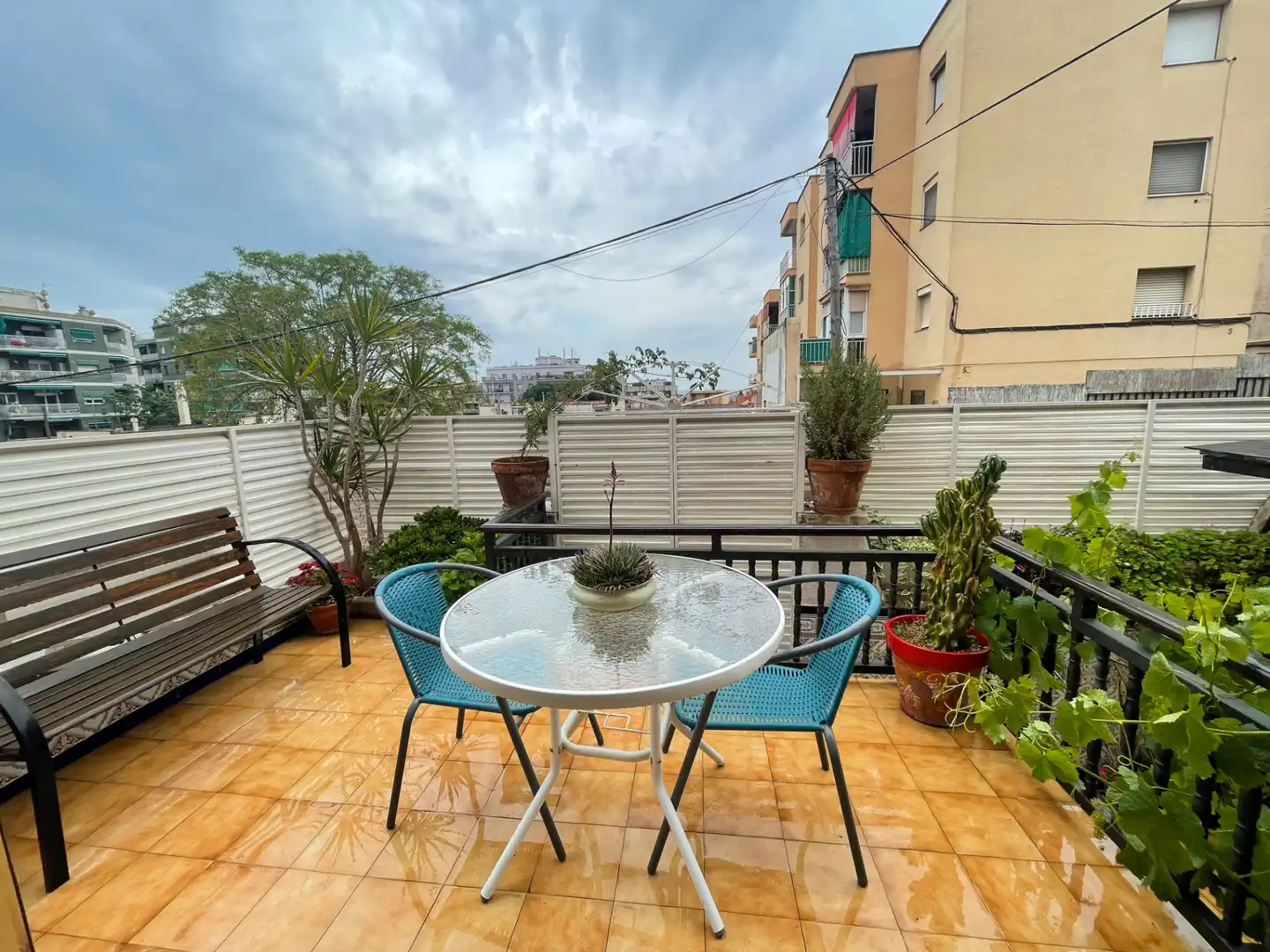 Terrace of Detached homes for sale in Santa Coloma de Gramenet  with Air Conditioner, Heating and Terrace