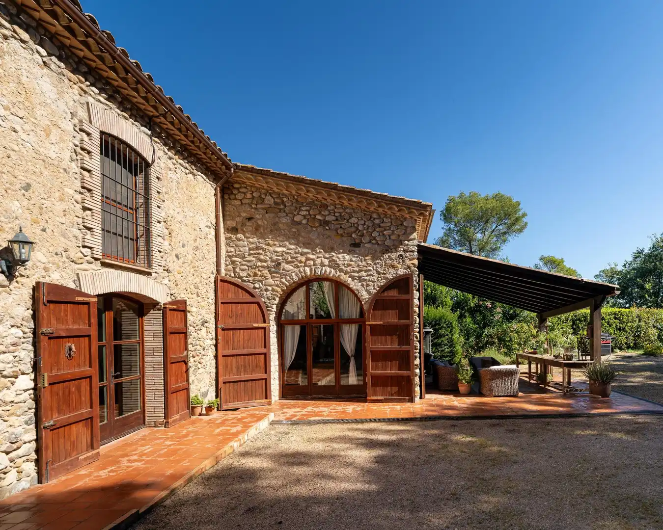 Vista exterior de Finca rústica en venta en Esponellà con Calefacción, Jardín privado y Terraza