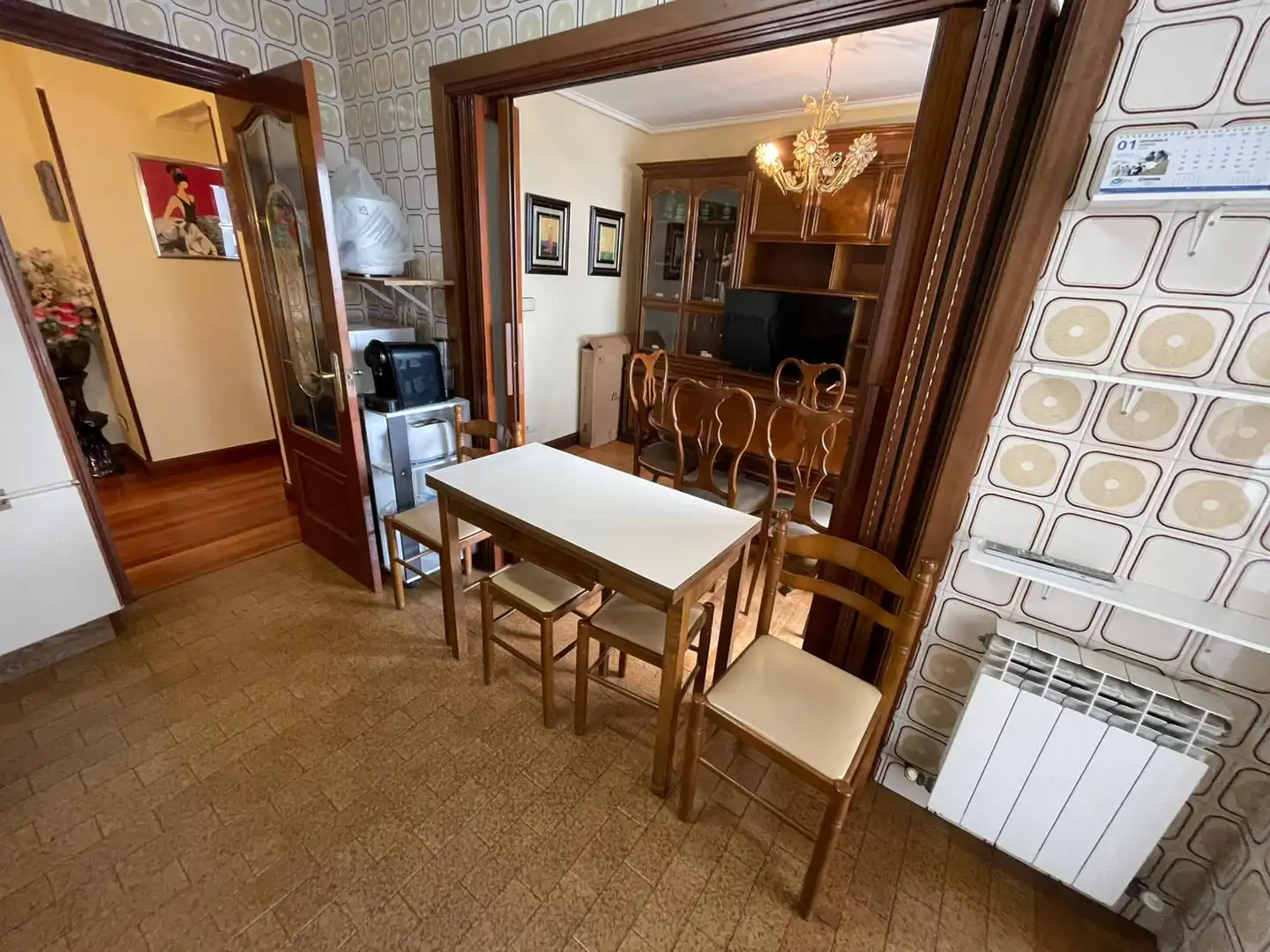 Dining room of Flat for sale in Barakaldo   with Heating, Parquet flooring and Terrace