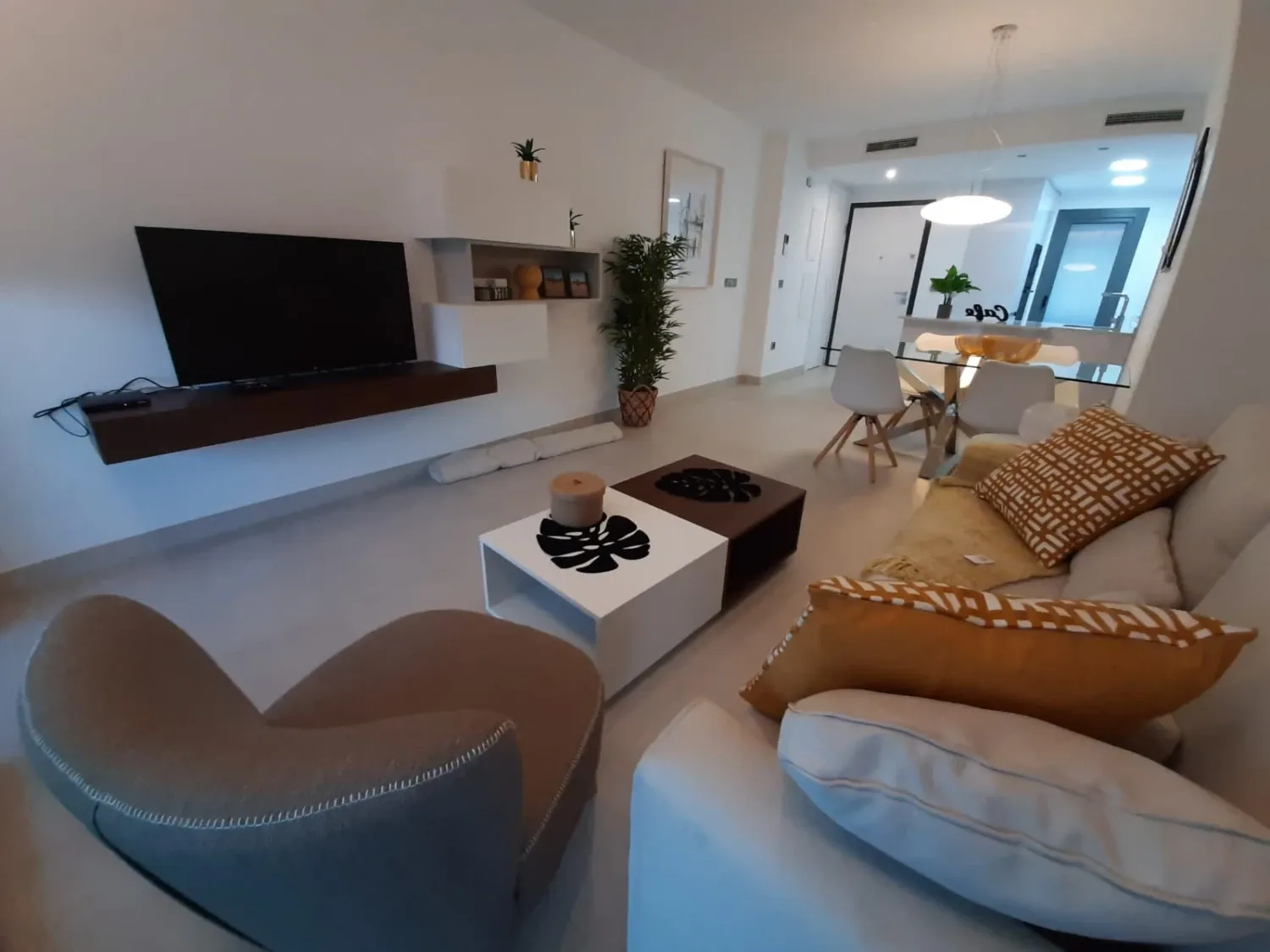Living room of Flat to rent in Alicante / Alacant  with Air Conditioner, Heating and Terrace