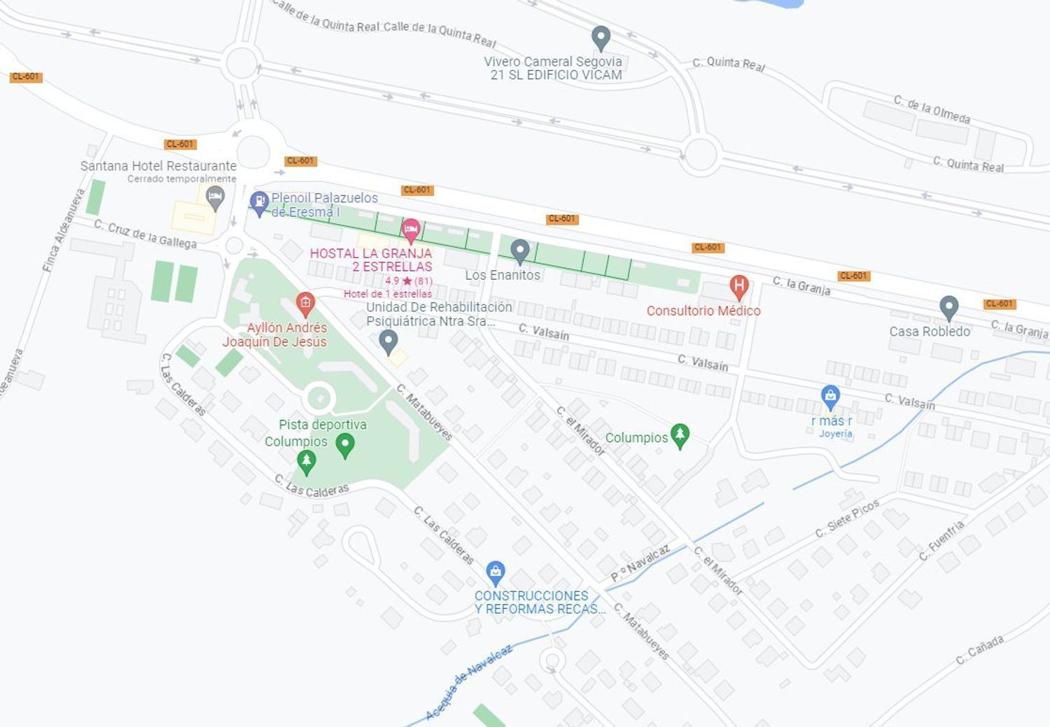 Vista exterior de Casa adosada en venda en Palazuelos de Eresma