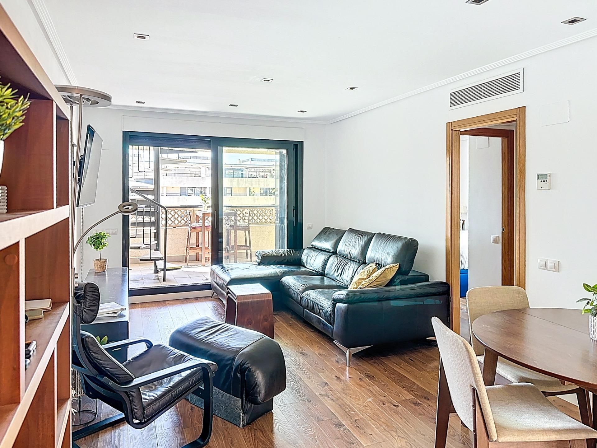 Living room of Attic for sale in Alboraya  with Air Conditioner, Heating and Private garden