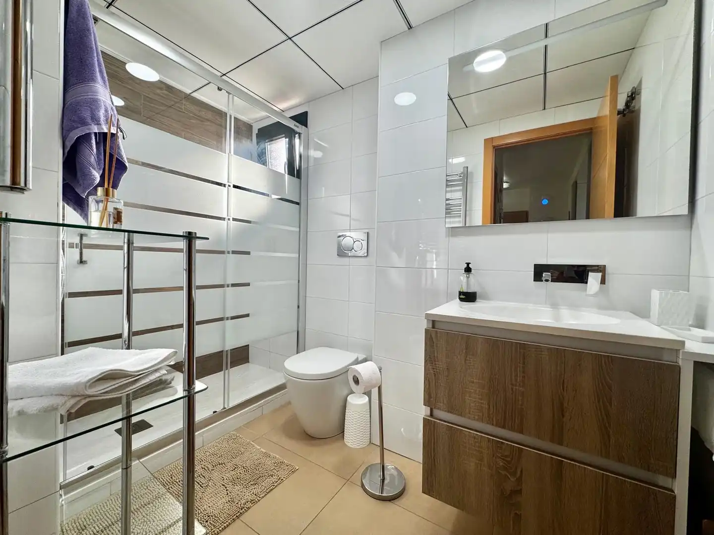 Baño de Casa o chalet de alquiler en Pilar de la Horadada con Aire acondicionado, Calefacción y Terraza