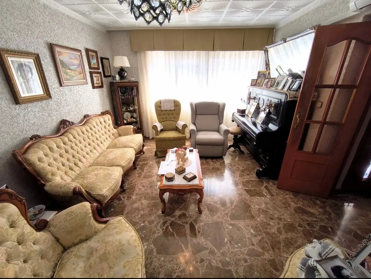 Sala de estar de Casa o chalet de alquiler en Cartagena con Aire acondicionado, Calefacción y Jardín privado