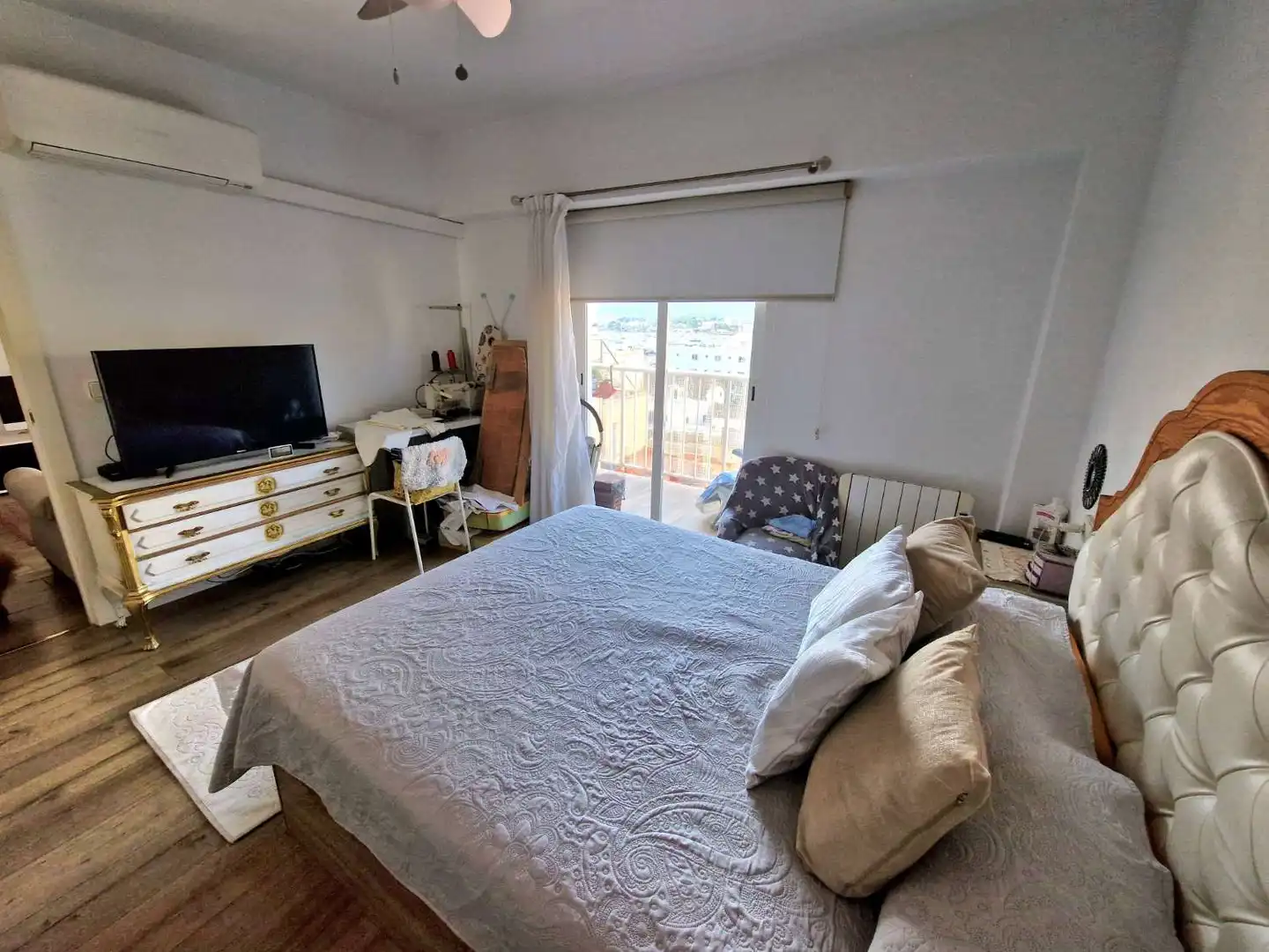 Schlafzimmer von Wohnungen zum Verkauf in Sant Antoni de Portmany mit Klimaanlage, Heizung und Terrasse