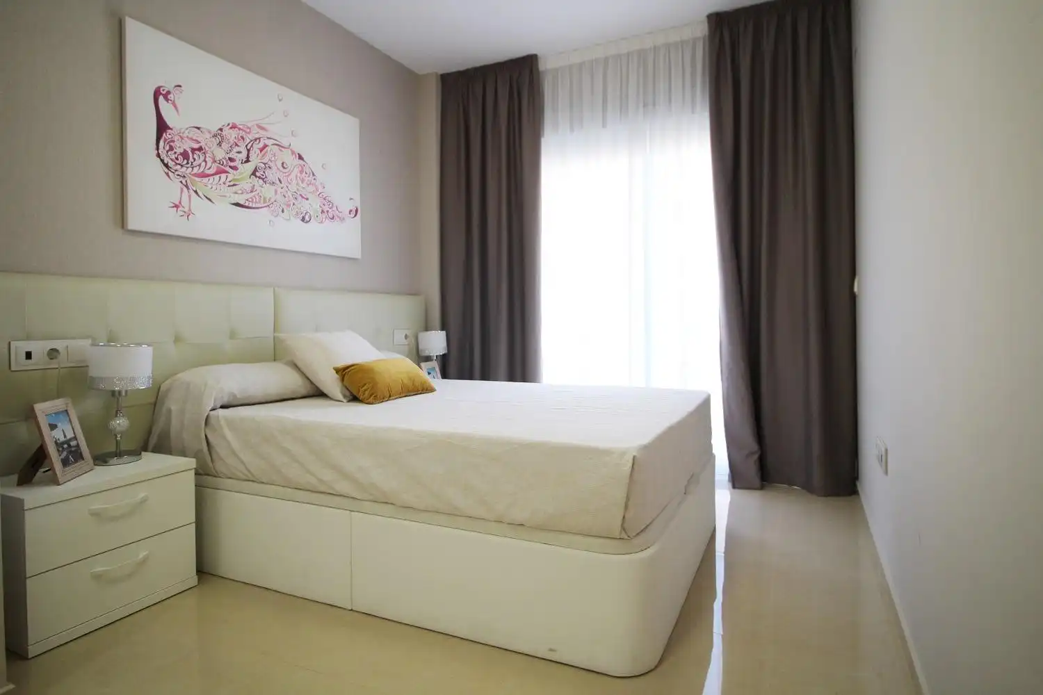 Schlafzimmer von Wohnungen zum Verkauf in Oropesa del Mar / Orpesa mit Klimaanlage, Privatgarten und Terrasse
