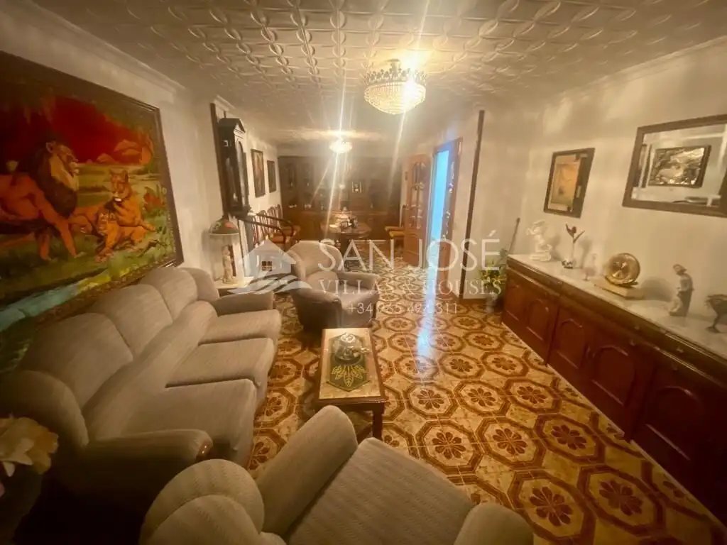 Living room of Houses for sale in San Vicente del Raspeig / Sant Vicent del Raspeig  with Air Conditioner, Private garden and Terrace