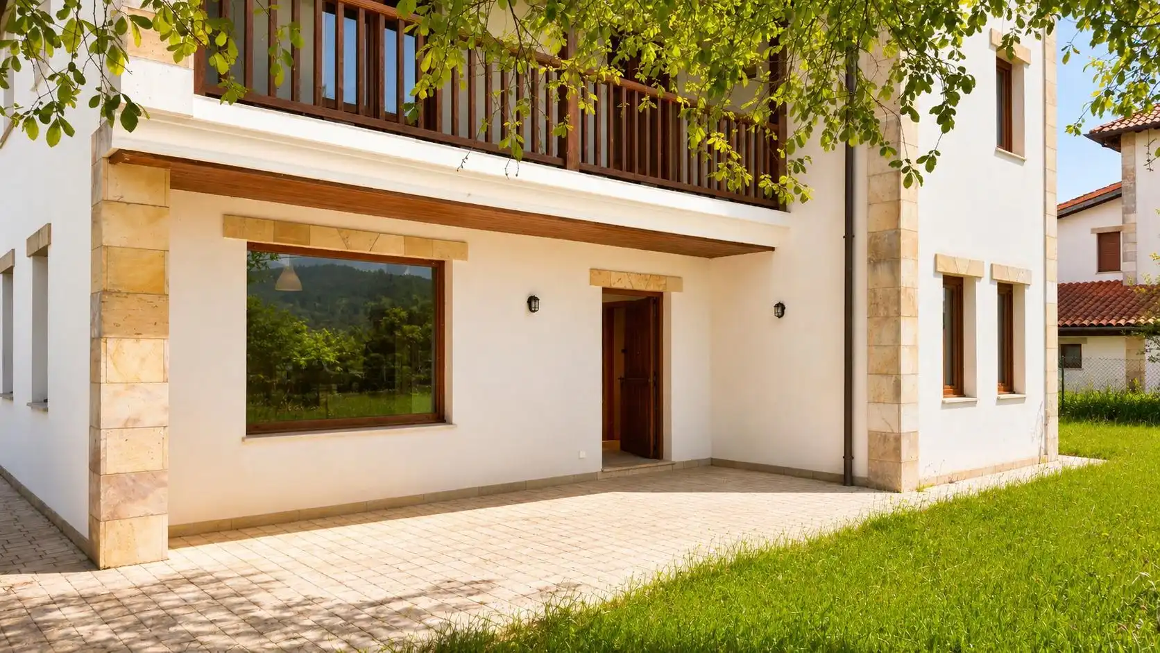 Vista exterior de Casa o chalet en venta en Ruiloba con Calefacción, Jardín privado y Balcón