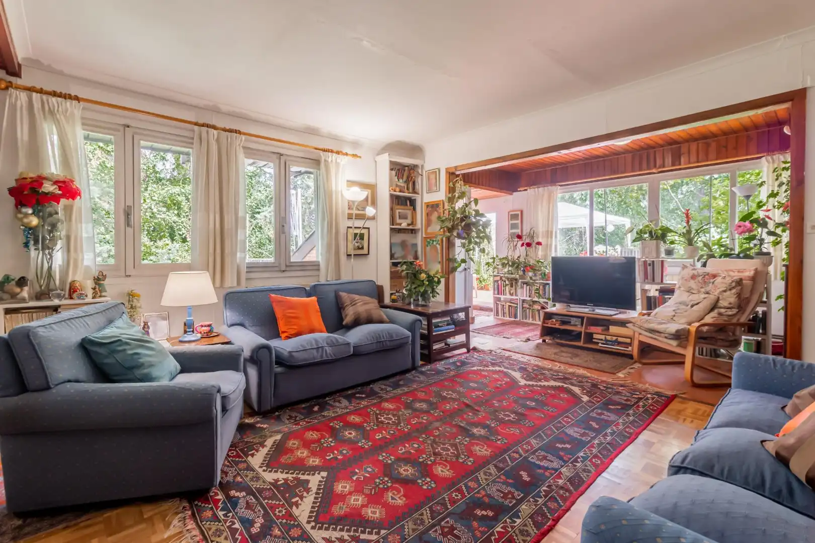 Living room of Houses for sale in Boadilla del Monte  with Heating, Private garden and Terrace