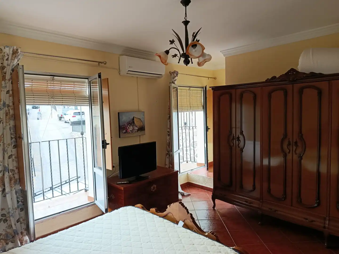 Bedroom of Detached homes for rent in Villanueva del Trabuco  with Furnished, Oven and Washing machine