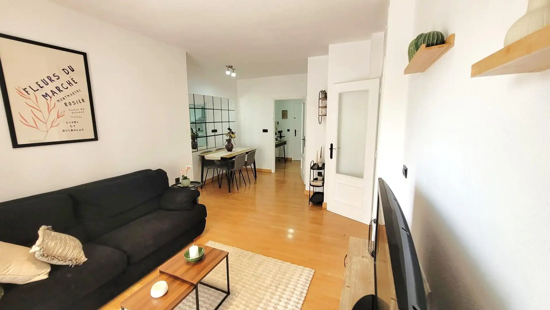 Sala de estar de Piso en venta en  Murcia Capital con Aire acondicionado, Calefacción y Trastero