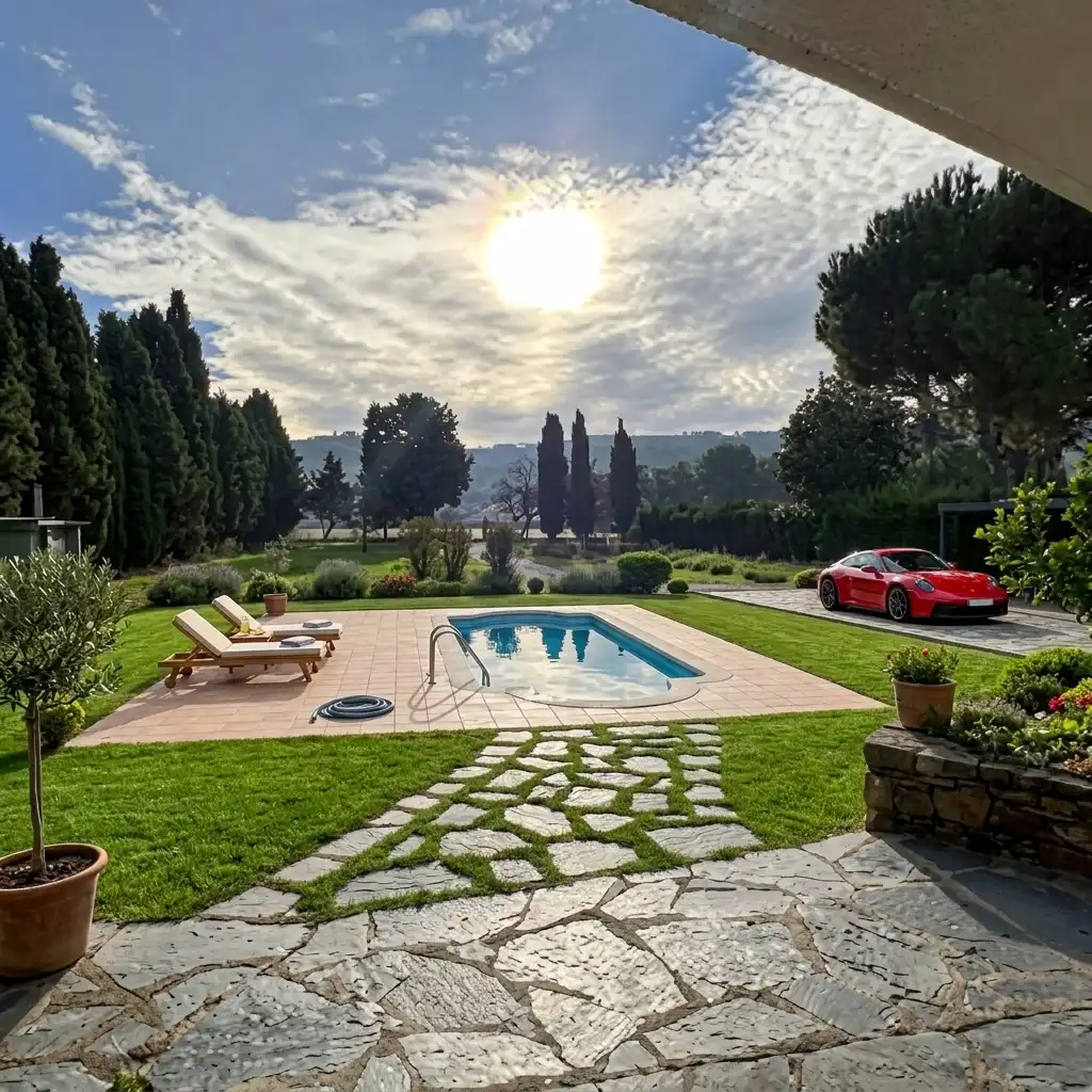 Piscina de Casa o xalet en venda en Llinars del Vallès amb Calefacció i Jardí privat