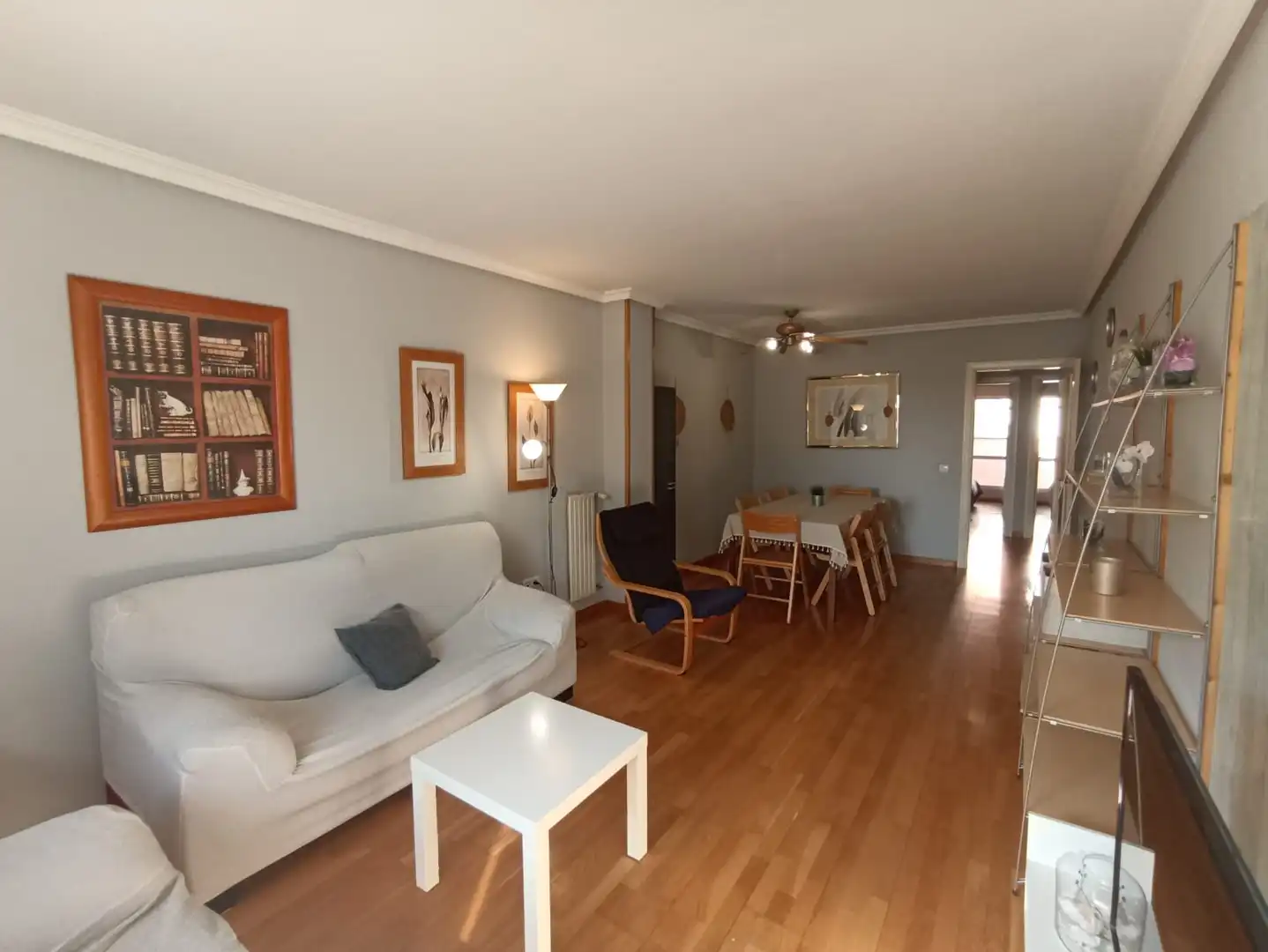 Living room of Flat for rent in Villanueva de la Cañada  with Heating, Parquet flooring and Terrace