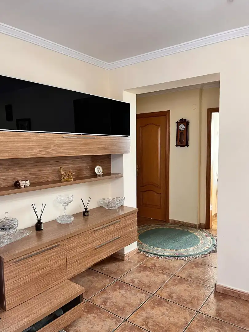 Living room of Flat for sale in Calpe / Calp  with Air Conditioner, Furnished and Balcony